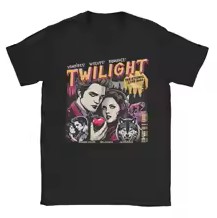 Edward Cullen Twilight T-Shirt – Pure Cotton, Robert Pattinson Graphic Tee for Men