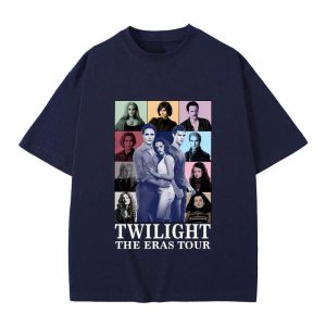 Twilight Eras Tour T-shirts featuring Jacob Black, Bella Swan, and Edward Cullen – vintage, oversized, and casual for men and women