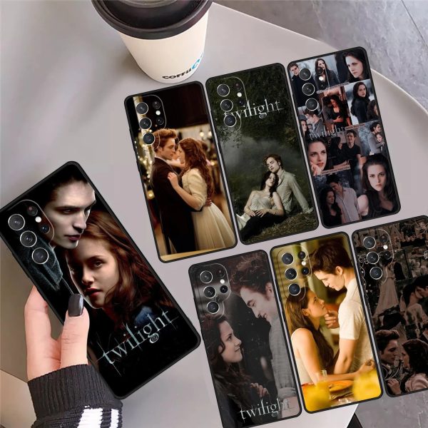 Edward Cullen & Bella Swan Twilight Phone Case – Stylish Cover for Samsung Galaxy S24 Ultra, S23, S22 Plus, S21 FE, S20, S9, S10, Note 10 Pro, 20