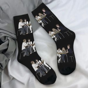 Twilight Saga Edward Bella cozy winter socks, unisex anti-slip casual stockings, multiple sizes