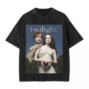 Twilight Saga washed vintage t-shirt, oversized hip hop streetwear