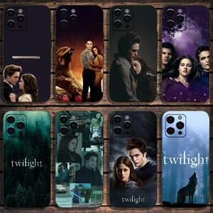 Twilight TV series phone case for Apple iPhone, soft black cover