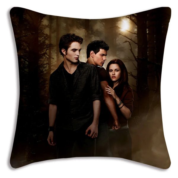 Cute double-sided short plush pillow cover for sofa and home decor