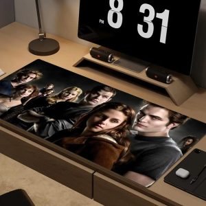 Twilight large gaming mousepad with movie and TV film inspired design for PC setups