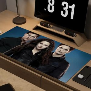 Large Twilight mousepad designed for gaming with classic TV and film inspiration, fits PC keyboards