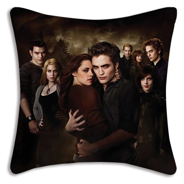 Cute double-sided short plush pillow cover for sofa and home decor