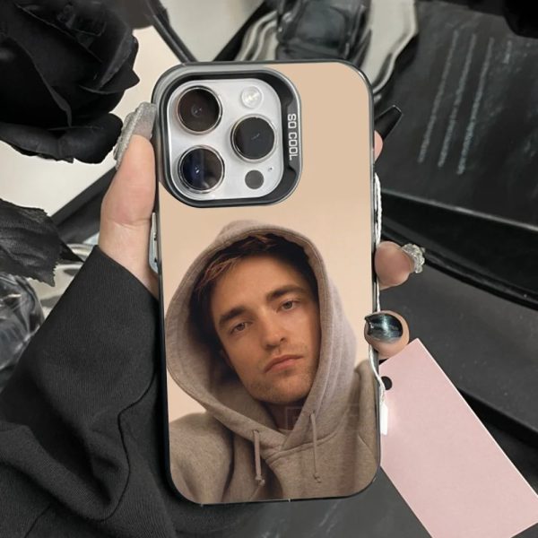 Twilight Robert Pattinson phone case for iPhone, black matte bumper, anti-fall