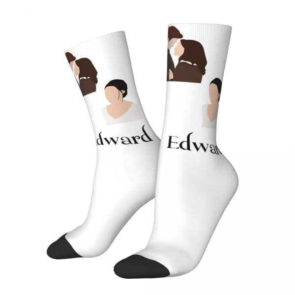 Twilight Edward Bella socks, kawaii movie stockings, non-slip spring socks for adults and men