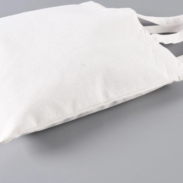 Twilight Tote Bag – Large Capacity Canvas Shopper for Men & Women, Vintage Aesthetic, White Shoulder Bag - Image 4