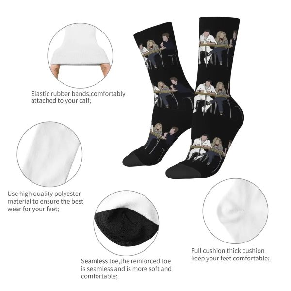 Twilight Saga Edward Bella cozy winter socks, unisex anti-slip casual stockings, multiple sizes