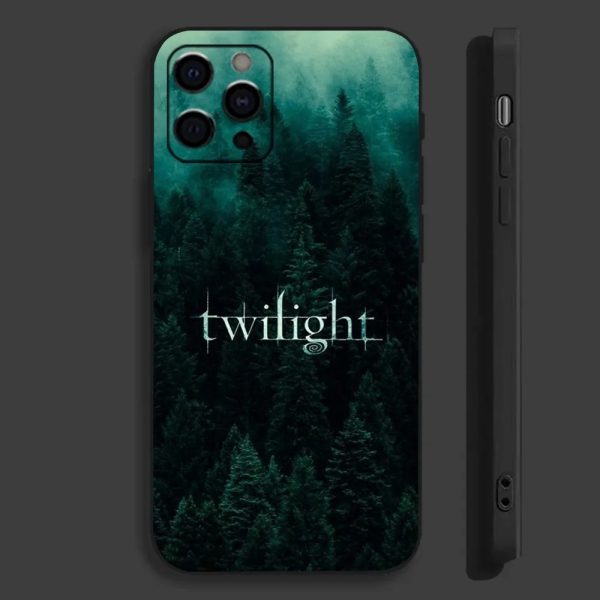 Twilight TV series phone case for Apple iPhone, soft black cover