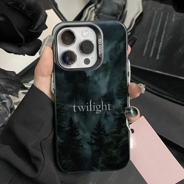 Twilight Robert Pattinson phone case for iPhone, black matte bumper, anti-fall