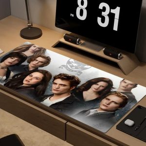Large Twilight gaming mousepad featuring classic movie TV film design, perfect for PC gamers