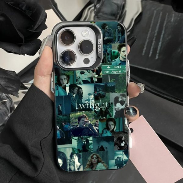 Twilight Robert Pattinson phone case for iPhone, black matte bumper, anti-fall