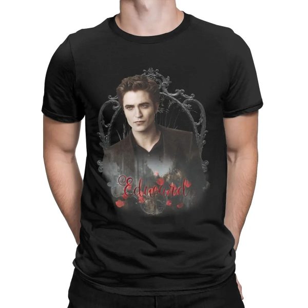 Edward Cullen Twilight T-Shirt for Men - Vampire Themed Short Sleeve Cotton Tee