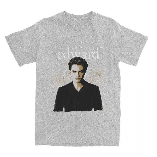 Funny Twilight Edward T-shirt for men with cotton fabric