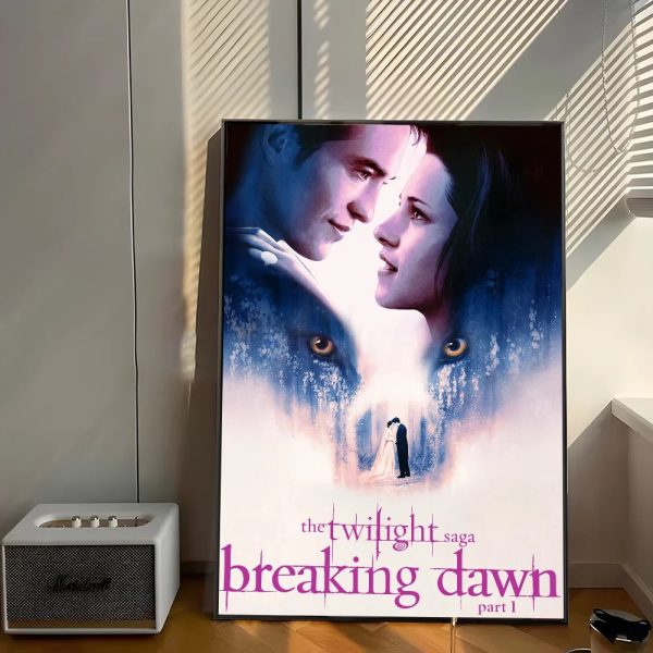 Twilight movie retro kraft paper art poster