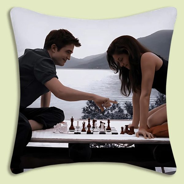 Minimalist Edward Cullen plush pillow cover