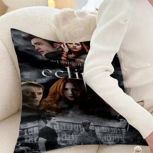 Twilight movie pillow cover, cozy cushion for bed or sofa