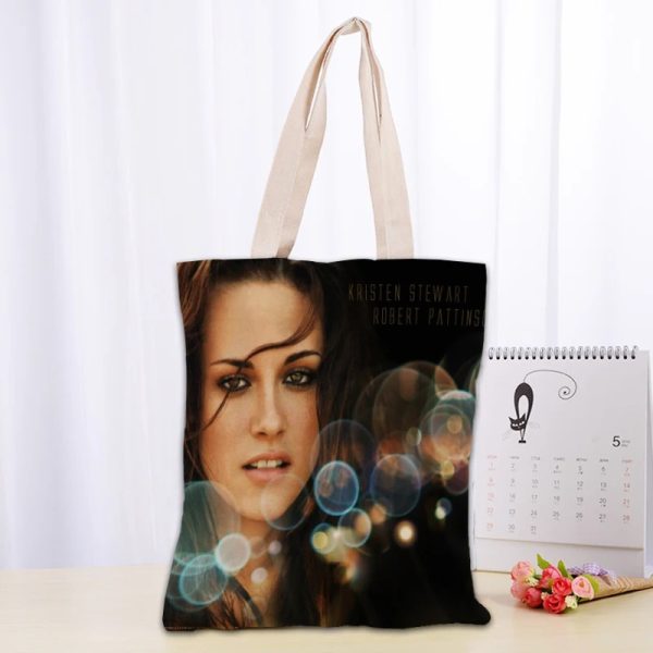 Twilight TV canvas tote bag for fans, reusable and eco-friendly