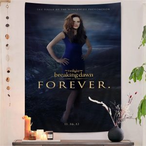 Celestial twilight wall tapestry for boho decor