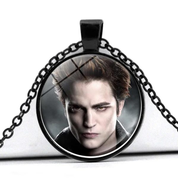 Twilight Bella movie poster glass cabochon choker necklace