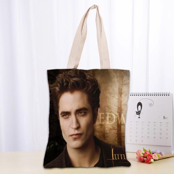 Twilight TV canvas tote bag for fans, reusable and eco-friendly