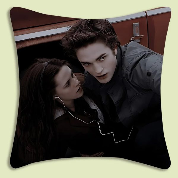 Cute Edward Cullen cartoon plush pillow cover