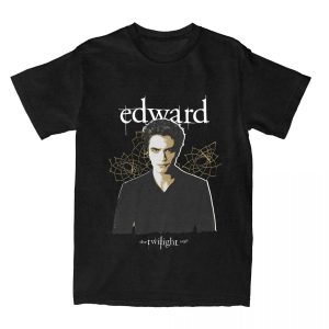 Funny Twilight Edward T-shirt for men with cotton fabric