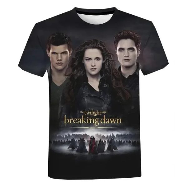 Twilight 3D Printed T-Shirt, Men's and Women's Fashion, Oversized Streetwear Tee