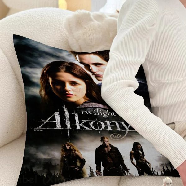 Twilight movie pillow cover, cozy cushion for bed or sofa