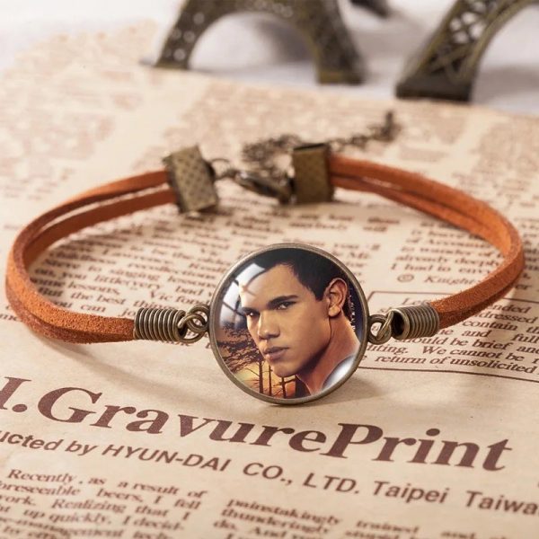 Twilight movie leather bracelet handmade for women
