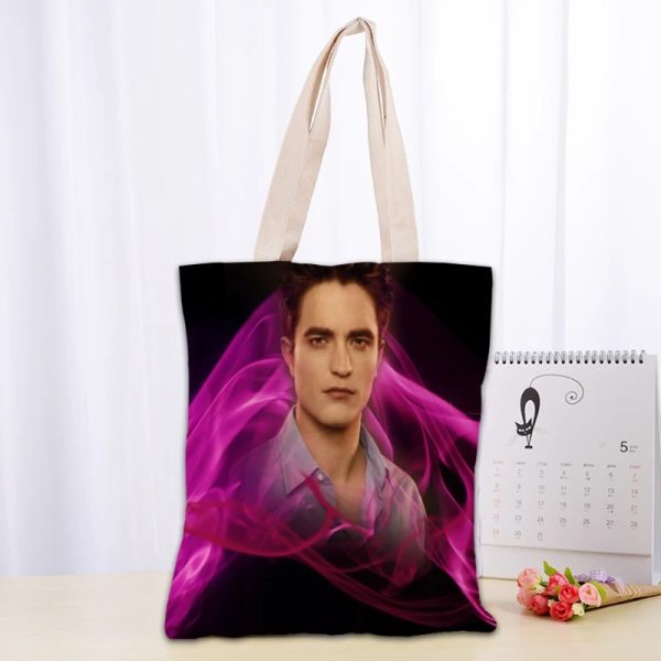 Twilight TV canvas tote bag for fans, reusable and eco-friendly