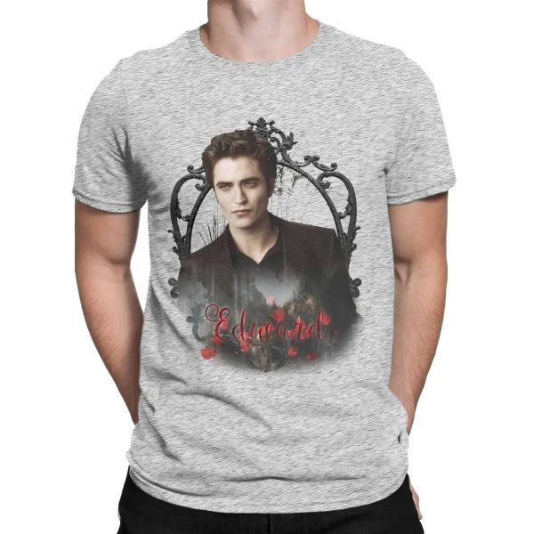 Edward Cullen Twilight T-Shirt for Men - Vampire Themed Short Sleeve Cotton Tee