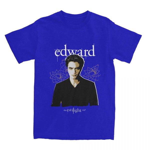 Funny Twilight Edward T-shirt for men with cotton fabric
