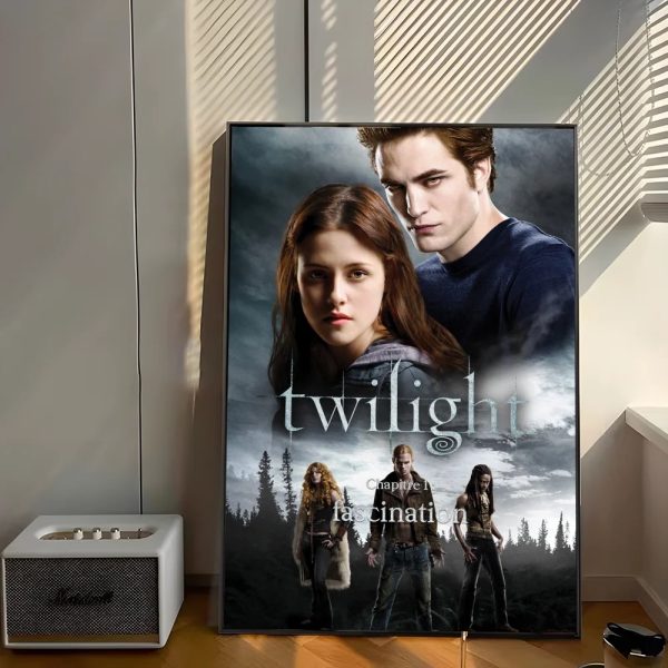 Twilight movie retro kraft paper art poster