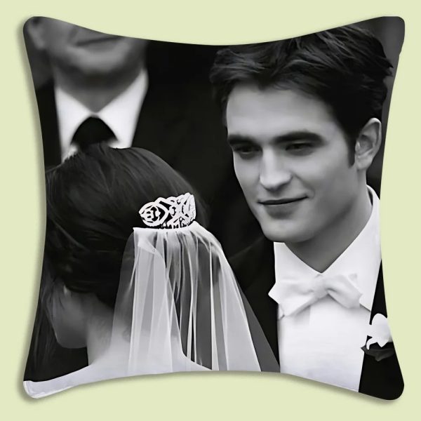 Edward Cullen double-sided plush pillow cover