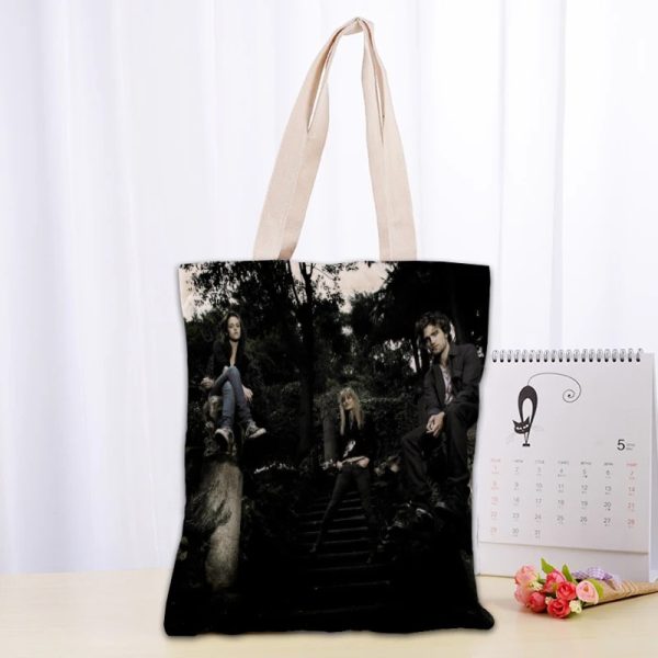Twilight TV canvas tote bag for fans, reusable and eco-friendly