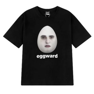 Eggward Twilight Meme T-shirt – Edward Cullen Parody, Funny Short Sleeve Unisex Cotton Top for Men and Women