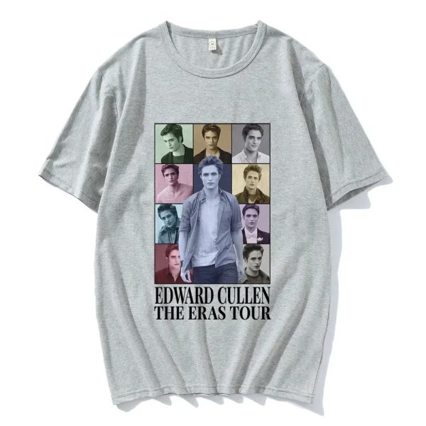 Edward Cullen Twilight T-Shirt for Men - Pure Cotton Short Sleeve Robert Pattinson Tee