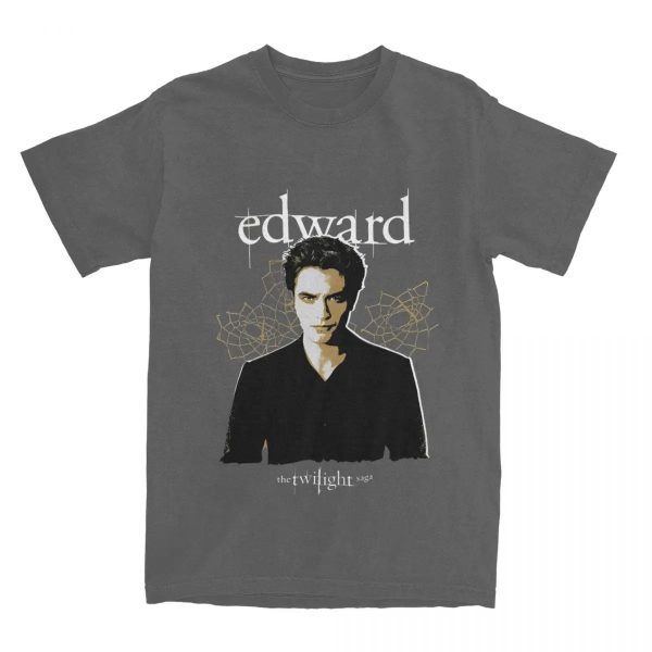 Funny Twilight Edward T-shirt for men with cotton fabric