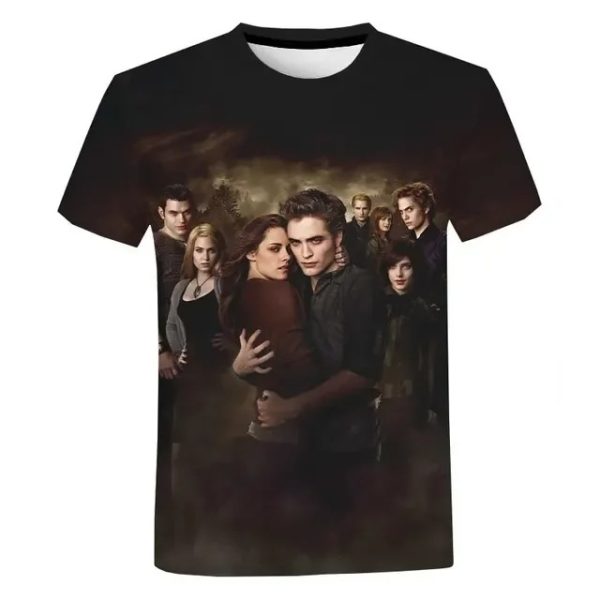 Twilight 3D Printed T-Shirt, Men's and Women's Fashion, Oversized Streetwear Tee