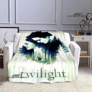 Twilight Saga cozy fleece blanket for home and travel