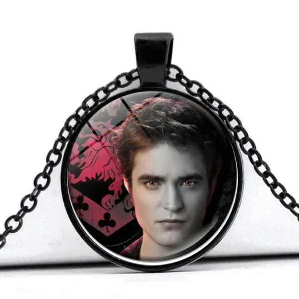 Twilight Bella movie poster glass cabochon choker necklace