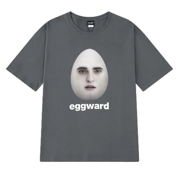 Eggward Twilight Meme T-shirt – Edward Cullen Parody, Funny Short Sleeve Unisex Cotton Top for Men and Women
