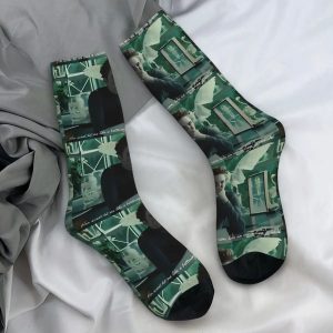 Twilight Edward Bella Socks - Elegant Anti-Skid Autumn Stockings for Men