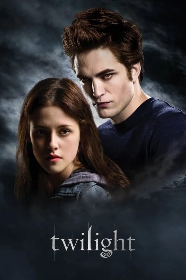 Twilight Movie Poster featuring Edward and Bella - Canvas Wall Art Print for Home, Bar, Cafe Decor