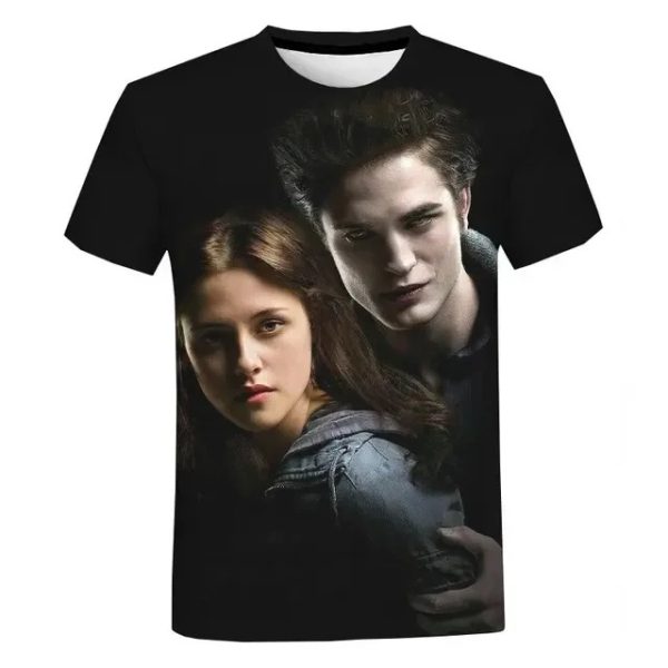 Twilight 3D Printed T-Shirt, Men's and Women's Fashion, Oversized Streetwear Tee
