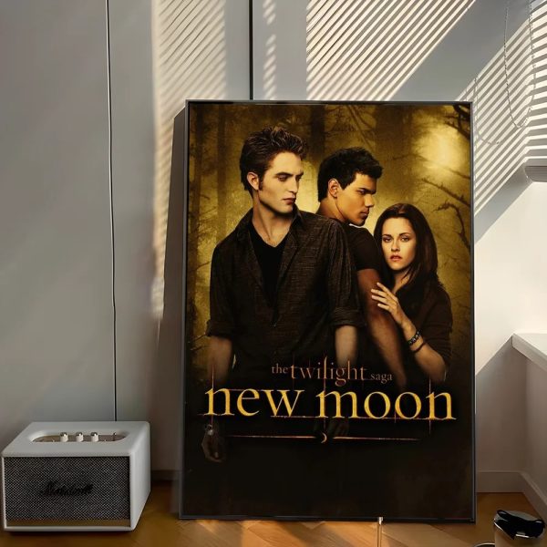 Twilight movie retro kraft paper art poster