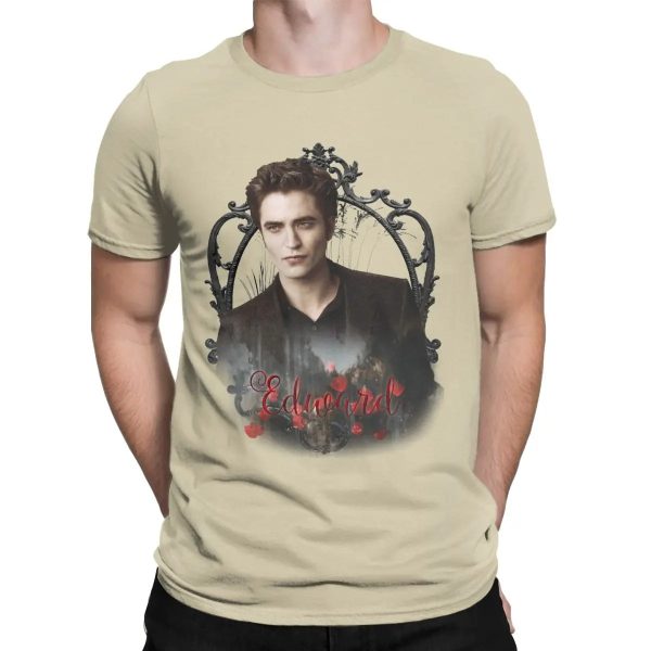 Edward Cullen Twilight T-Shirt for Men - Vampire Themed Short Sleeve Cotton Tee